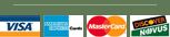 We Accept Visa, American Express, Mastercard, and Discover.